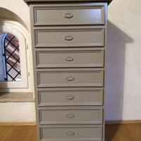 Casettiera settimino laccato