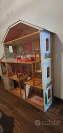 Casetta bambole in legno