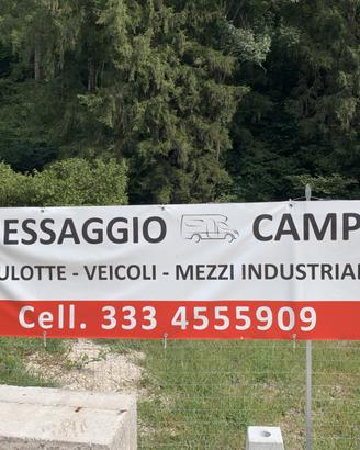 Rimessaggio posto Camper Roulotte e veicoli vari