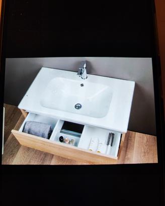 Lavabo Althea cover slim + Mobile base RCR