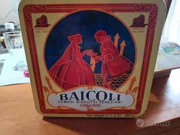 scatola latta biscotti Baicoli