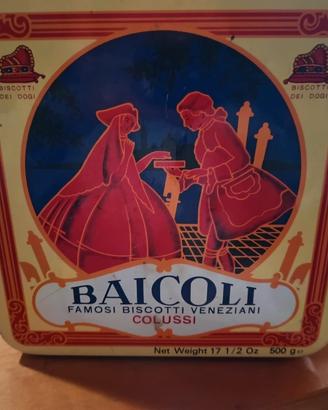 scatola latta biscotti Baicoli