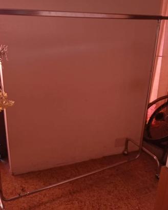appendiabiti Professionale in Acciaio con Ruote