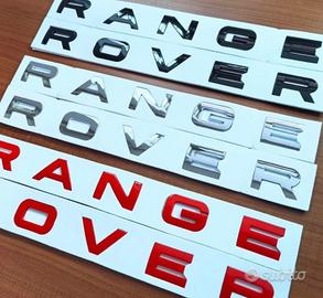 Logo loghi land range rover neri scritta nero