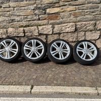 4 cerchi originali Audi+ gomme Michelin estive 90%