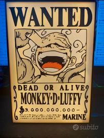 one piece lampada luffy