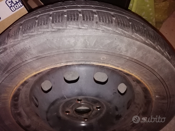 Gomme Bridgestone blizzak invernali+cerchio