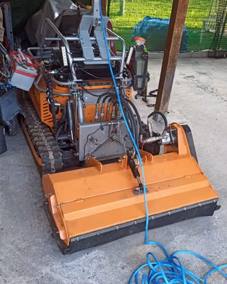 Trincia radiocomandato cingolato