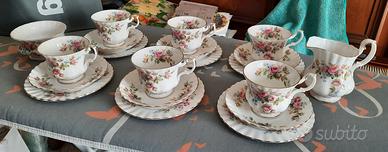 Servizio da tè Royal Albert - Moss Rose