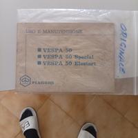 Libretto d* vespa 50 Special Originale 1½²