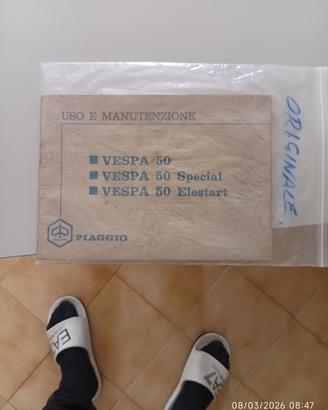 Libretto d* vespa 50 Special Originale 
