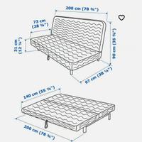 Divano letto a 3 posti - Beddinge IKEA