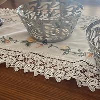 Centro tavola acciaio inox