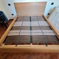letto matrimoniale MALM 180x200 con doghe in legno