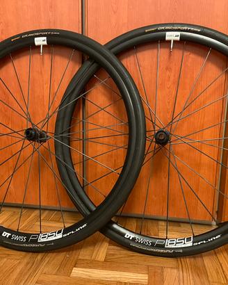 Coppia ruote bici DT Swiss P 1850 Spline Disc TR