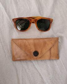 Occhiali da sole tartarugati Vintage Italocremona