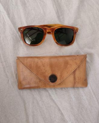 Occhiali da sole tartarugati Vintage Italocremona