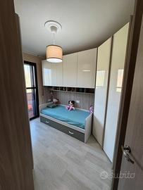 Cameretta ponte componibile con letto