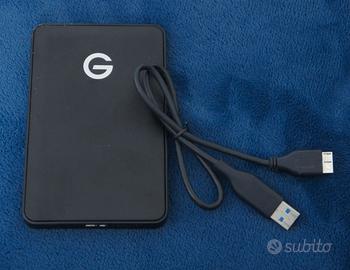 Hard Disk 1TB G-Drive/HGST USB 3.0 autoalimentato