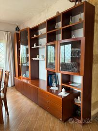 Parete attrezzata in ciliegio marca FAZZINI