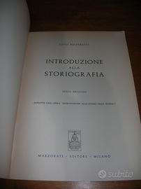 Introduzione alla storiografia
