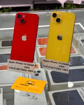 Apple iPhone 14 256GB - BATTERIA 100%