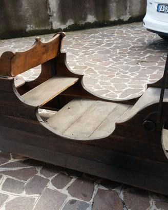 Slitta in legno artigianale