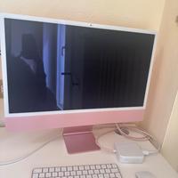 iMac 24 Apple M3 Rosa 4.5K Retina –Pari al nuovo