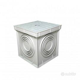 Pozzetto in plastica 40x40 con coperchio