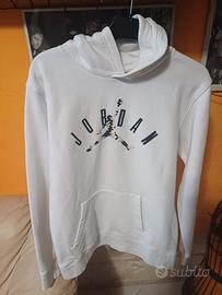 Felpa con cappuccio Jordan Bianca - Taglia XL (