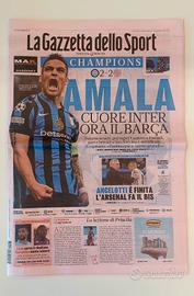Gazzetta dello Sport Inter Barcellona 4-3