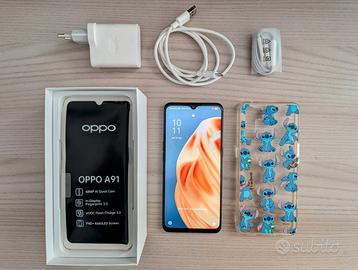 Oppo A91 (completo) + cover