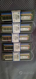 n° 5 Kingston 8GB RAM PC3-12800U DDR3 1 ,5v cl9
