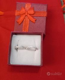 Orecchini cerchietto minimal Argento Sterling925  