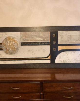 Quadro astratto metrico