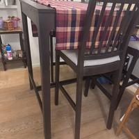 Tavolo alto ikea e 4 sedie