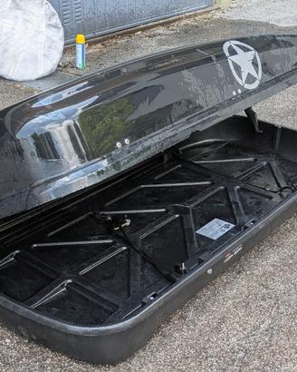 Box baule da tetto auto 580 litri GEV-N9008
