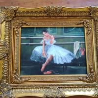 quadro dipinto ballerina 