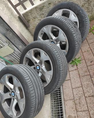 BMW 4 cerchi in lega 17" + gomme 225/50 R 17
