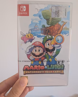 Mario e luigi fraternauti nuovo sigillato