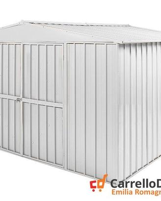 Box in Acciaio casetta giardino 360x345cm bianco