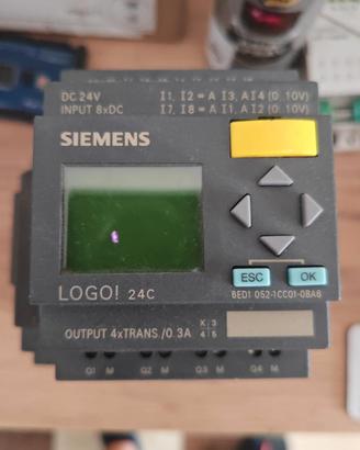 PLC Siemens logo Oba6 24 v dc