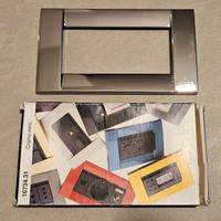 Placca Vimar Idea Metal cromo nero art 16734.31