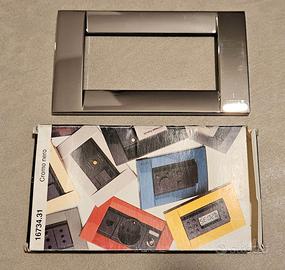 Placca Vimar Idea Metal cromo nero art 16734.31