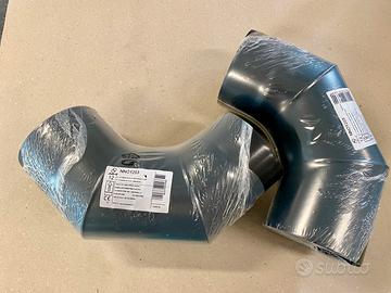 Gomito + tubo Save  per stufa a legna 12