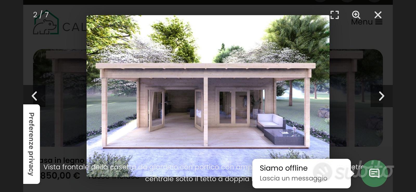 Terreno edificabile 1/1 a Caneva e casa in legno - View 2