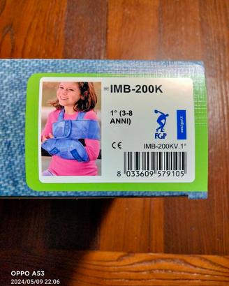 Tutore immobilizzatore bambini, braccio 3/8 anni