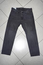 H&M Jeans Nero Slavato Relaxed Uomo