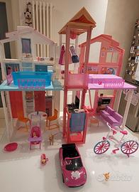 Casa di Barbie Malibù a 3 piani con ascensore