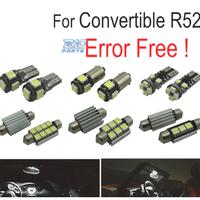 KIT 12 LAMPADE LED INTERNE PER MINI COOPER CABRIO 